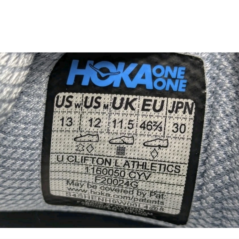 New Hoka Clifton L Unisex Mens Size 12 Walking Shoes Women's Size 13 Shoes - Picture 8 of 8